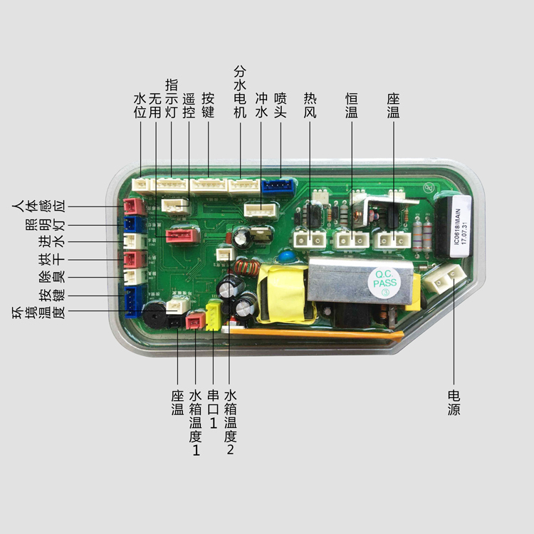 智能马桶电路板应该如何选择三防漆