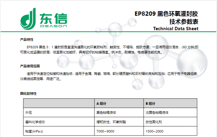 东信电子一产品的TDS报告